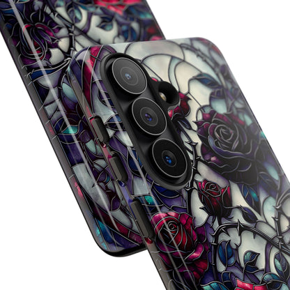 Cathedral Night Roses - Personalized Phone Case
