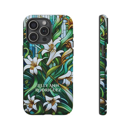 Cathedral Lilies - Personalized Phone Case