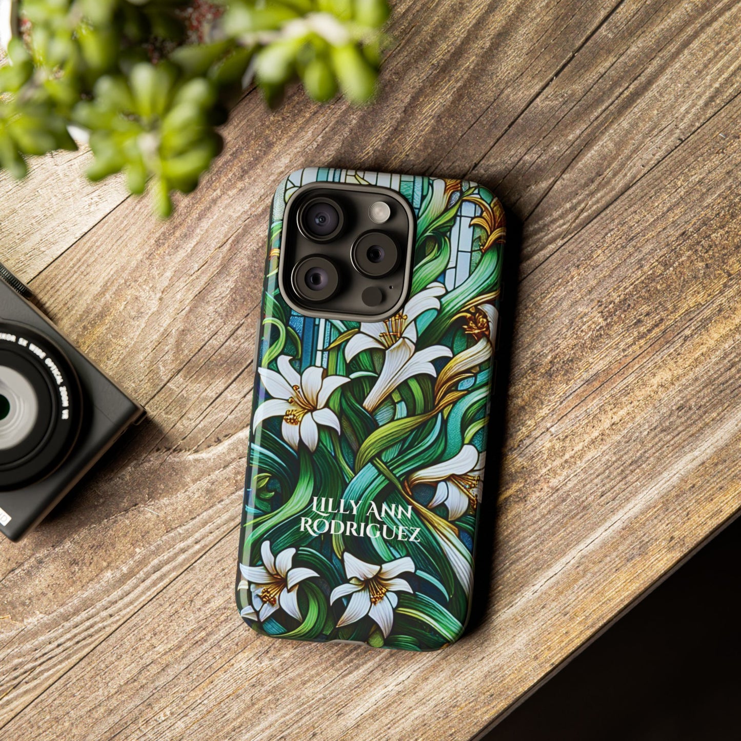 Cathedral Lilies - Personalized Phone Case