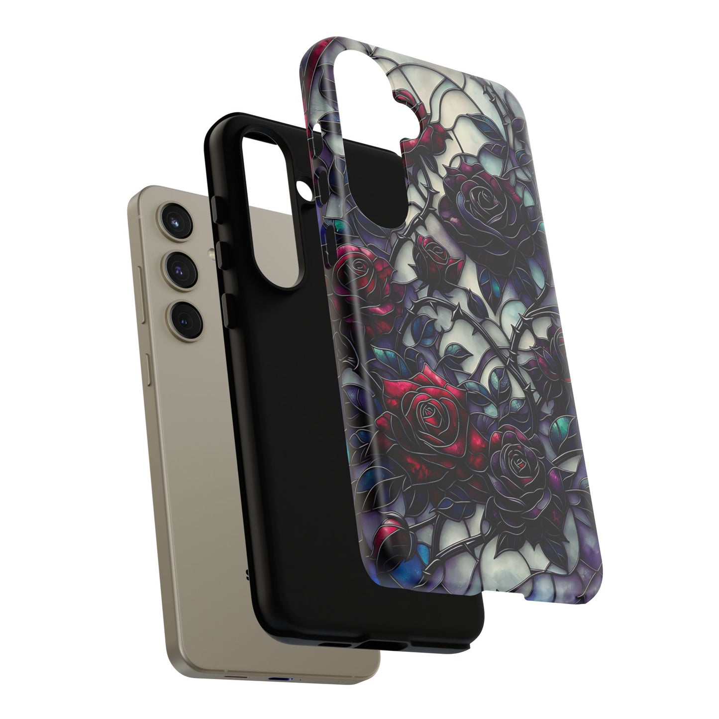 Cathedral Night Roses – Phone Case