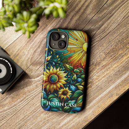 Cathedral Sunflowers - Personalized Phone Case