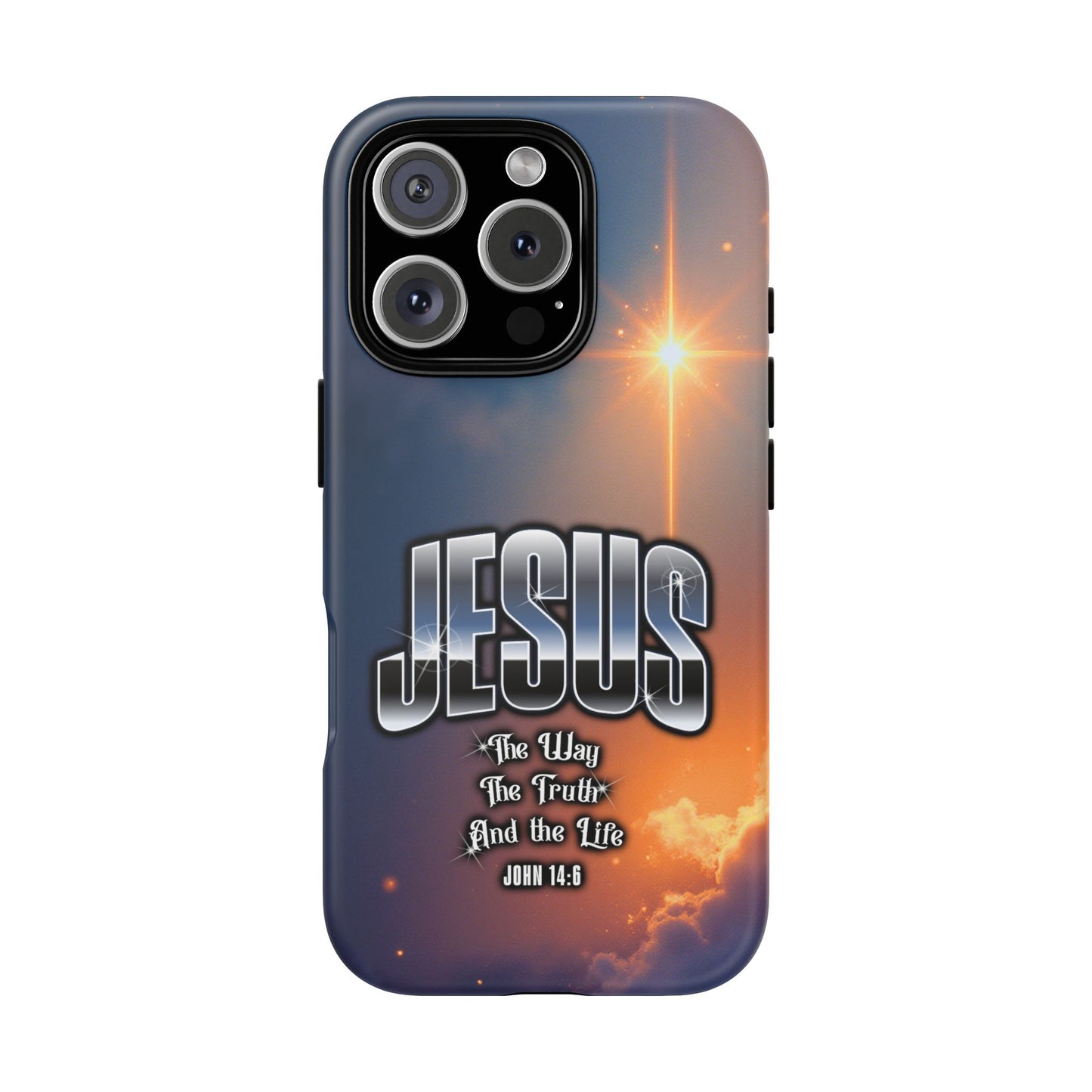 JESUS — The Way, The Truth, The Life — Radiant Sunrise Edition Phone Case
