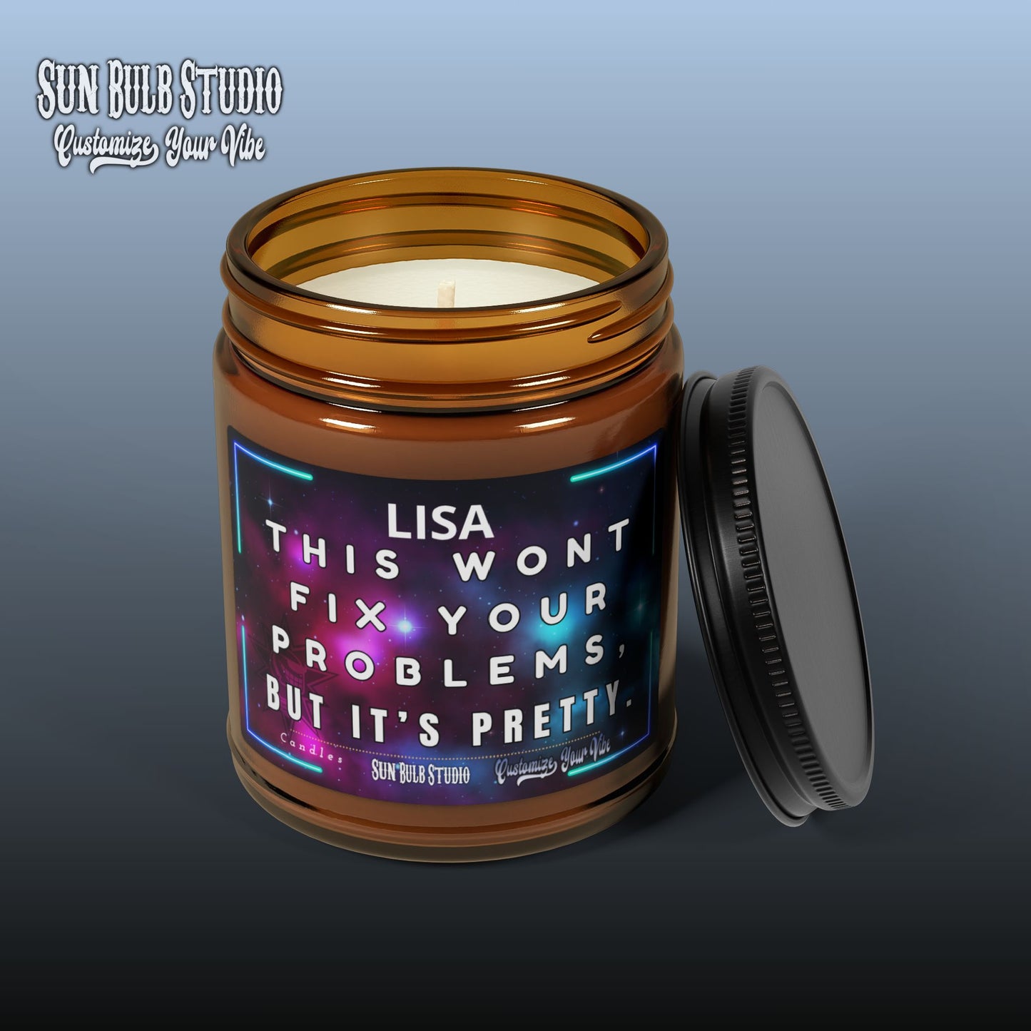Customize Your Vibe™ Personalized Candle – This Won't Fix Your Problems