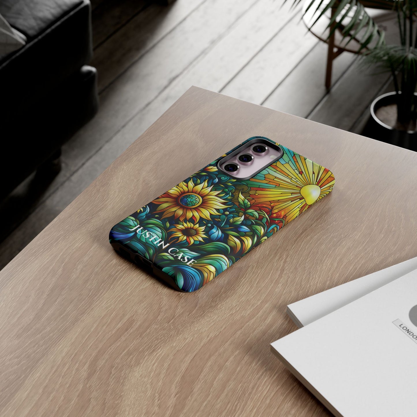 Cathedral Sunflowers - Personalized Phone Case
