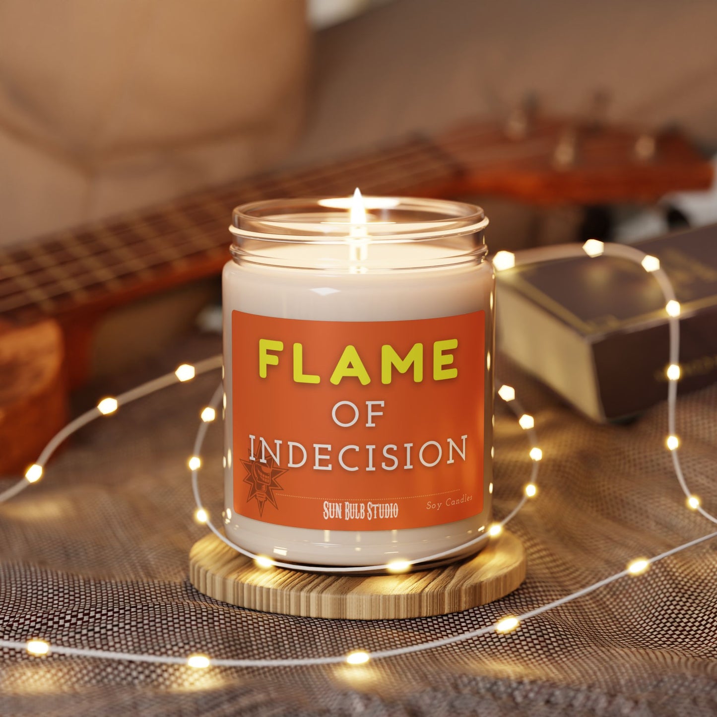 FLAME OF INDECISION 9oz Soy Candle -