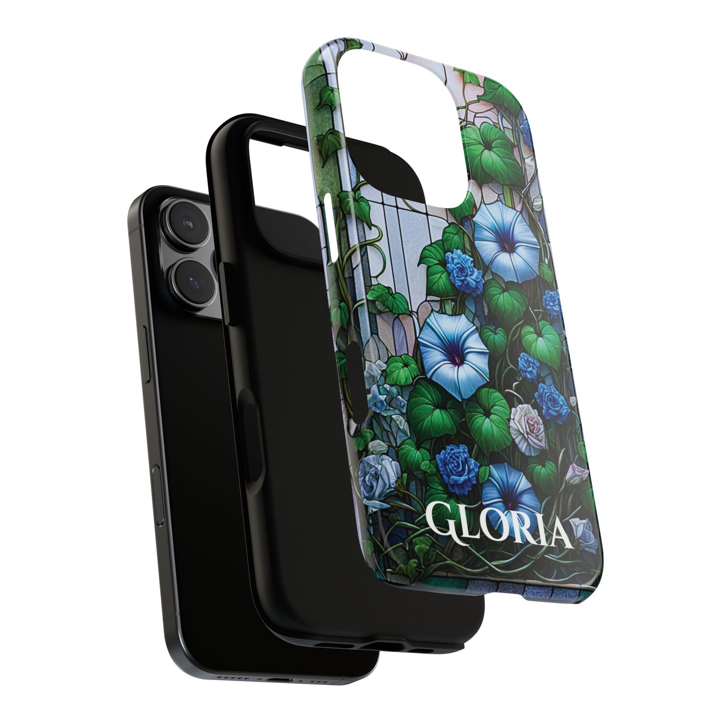 Cathedral Morning Glories - Personalized Phone Case