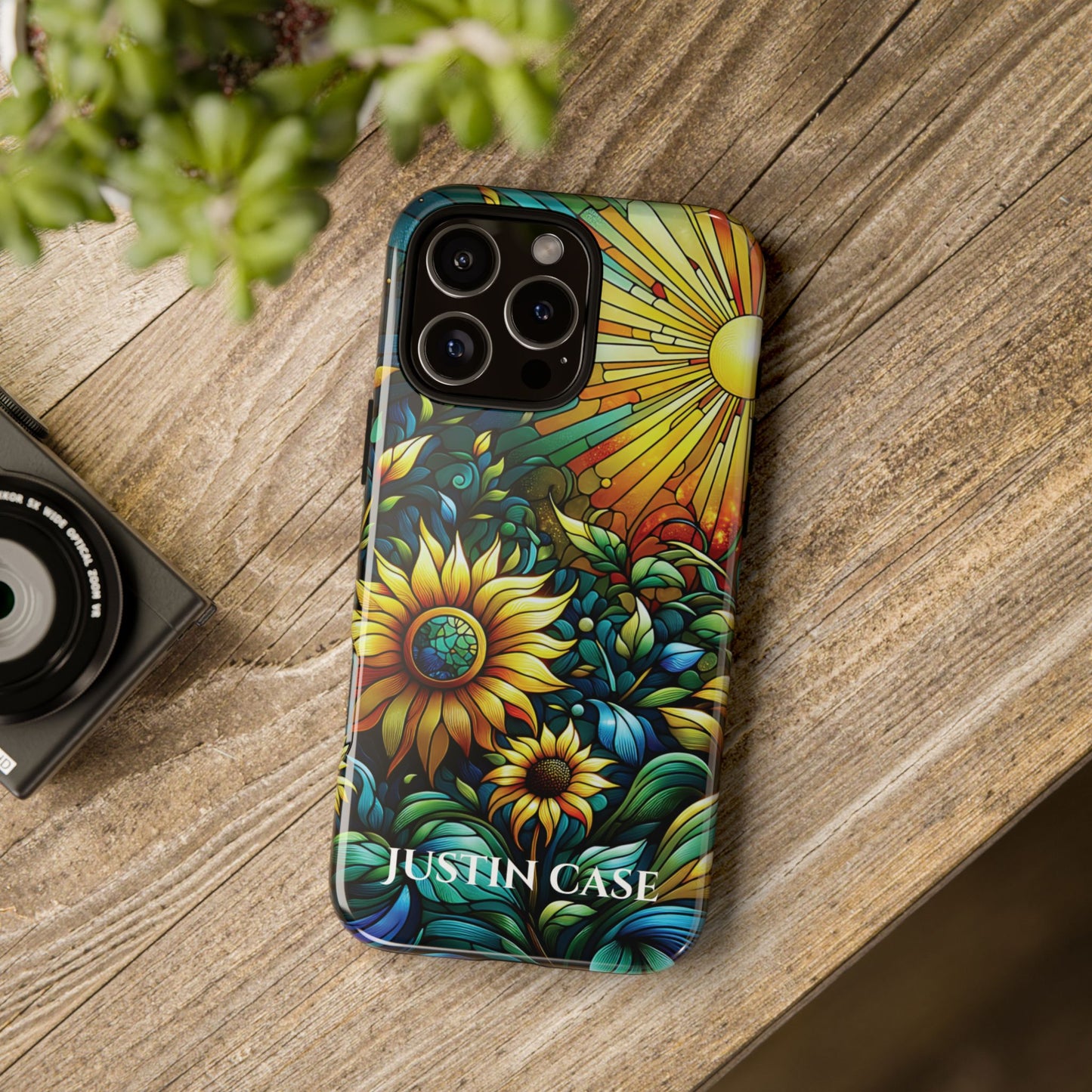 Cathedral Sunflowers - Personalized Phone Case