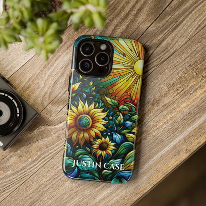 Cathedral Sunflowers - Personalized Phone Case