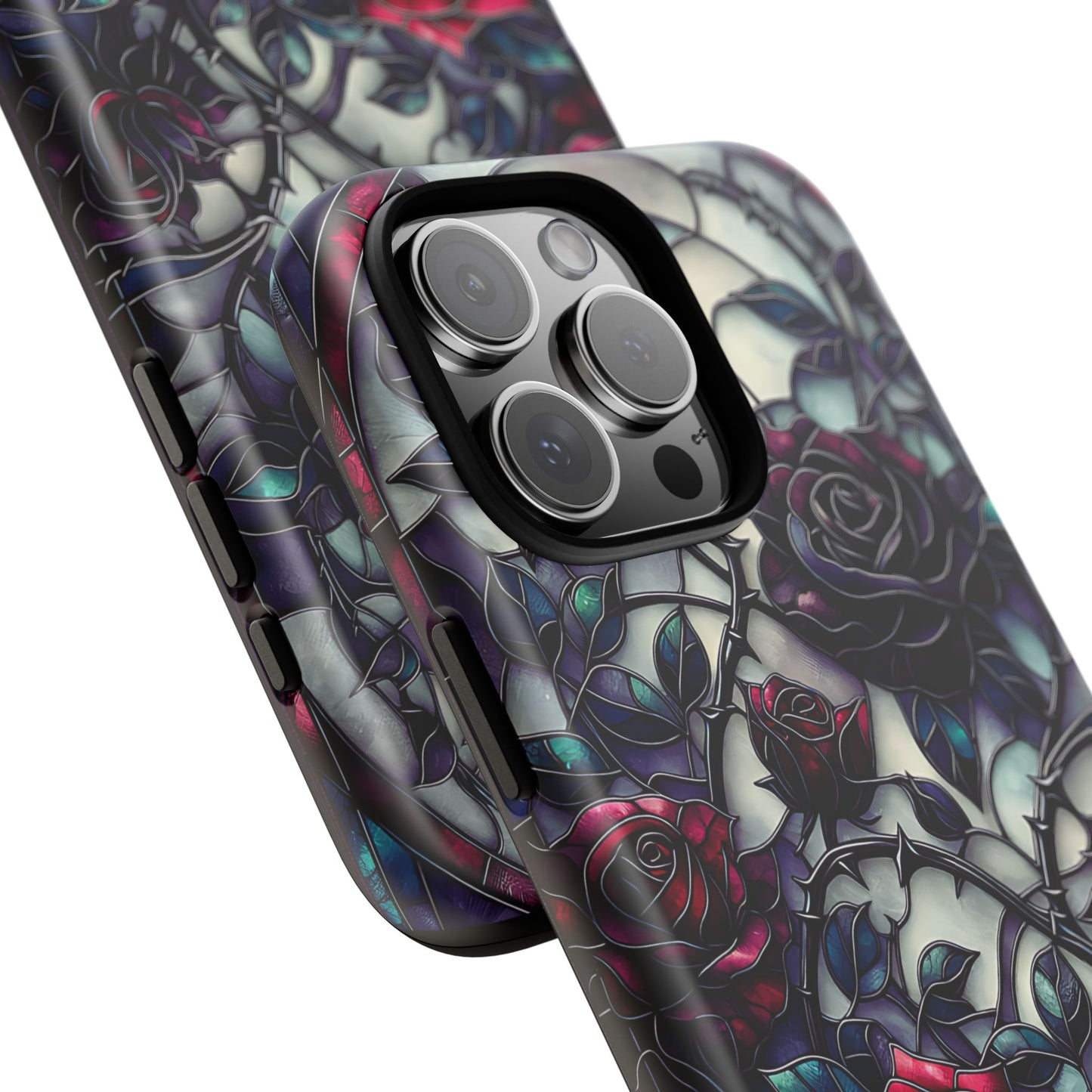 Cathedral Night Roses - Personalized Phone Case