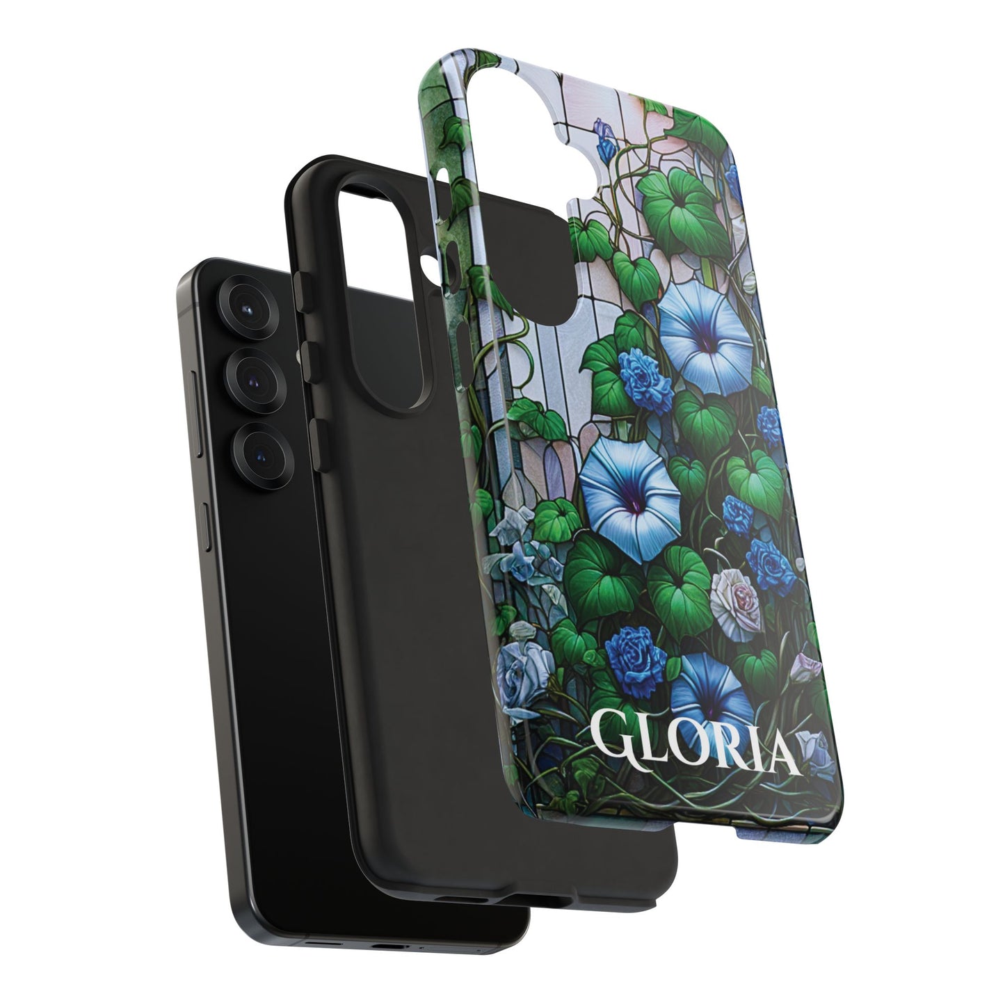 Cathedral Morning Glories - Personalized Phone Case