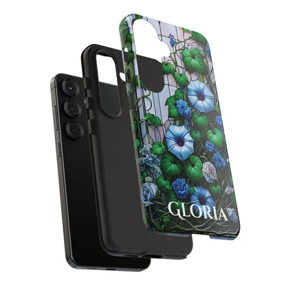 Cathedral Morning Glories - Personalized Phone Case