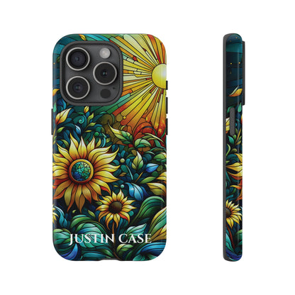 Cathedral Sunflowers - Personalized Phone Case