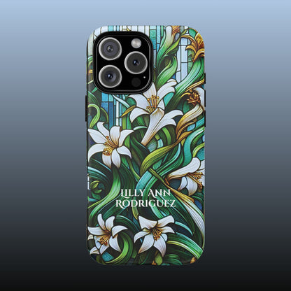 Cathedral Lilies - Personalized Phone Case