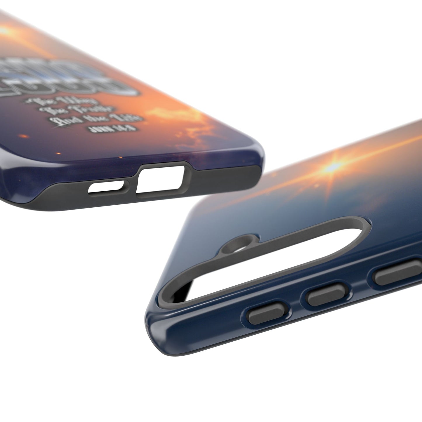 JESUS — The Way, The Truth, The Life — Radiant Sunrise Edition Phone Case