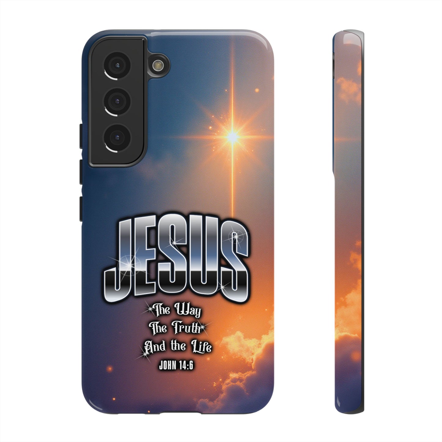 JESUS — The Way, The Truth, The Life — Radiant Sunrise Edition Phone Case
