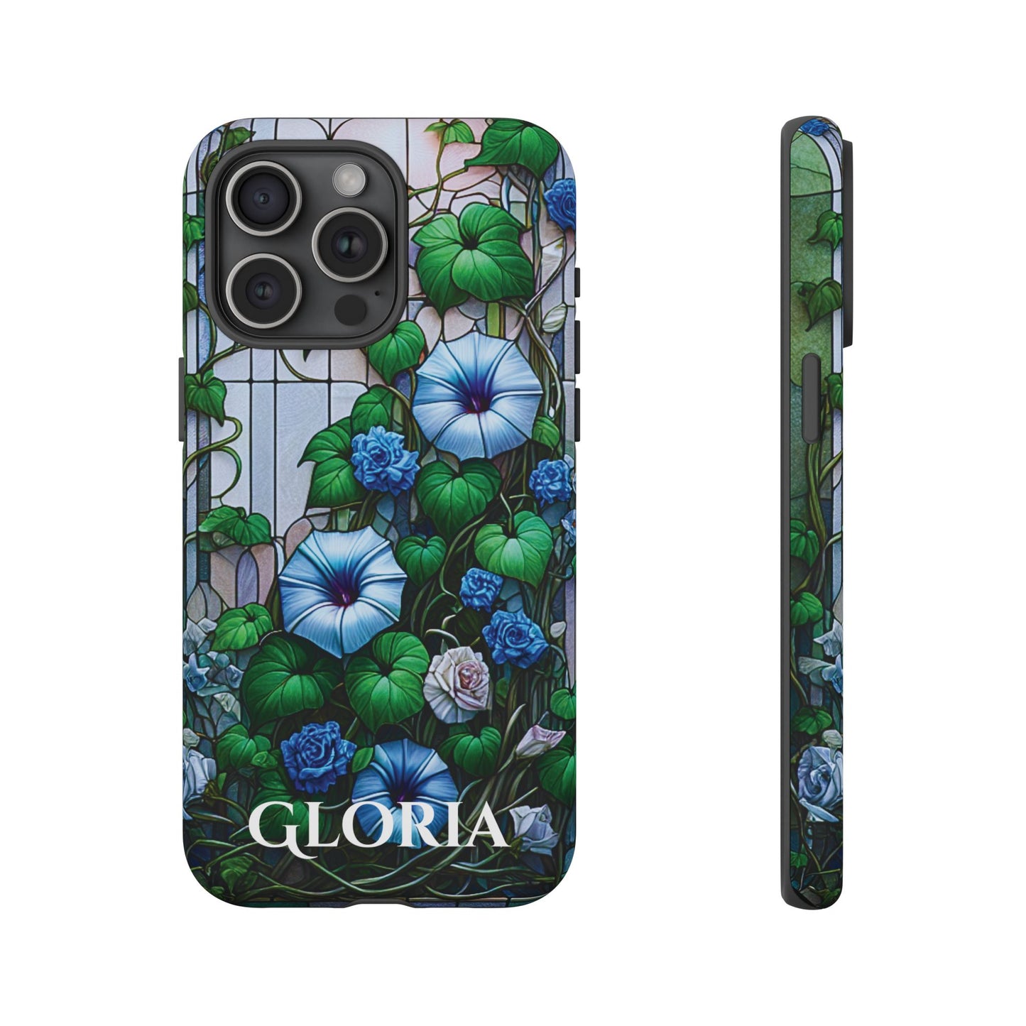 Cathedral Morning Glories - Personalized Phone Case