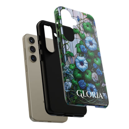 Cathedral Morning Glories - Personalized Phone Case