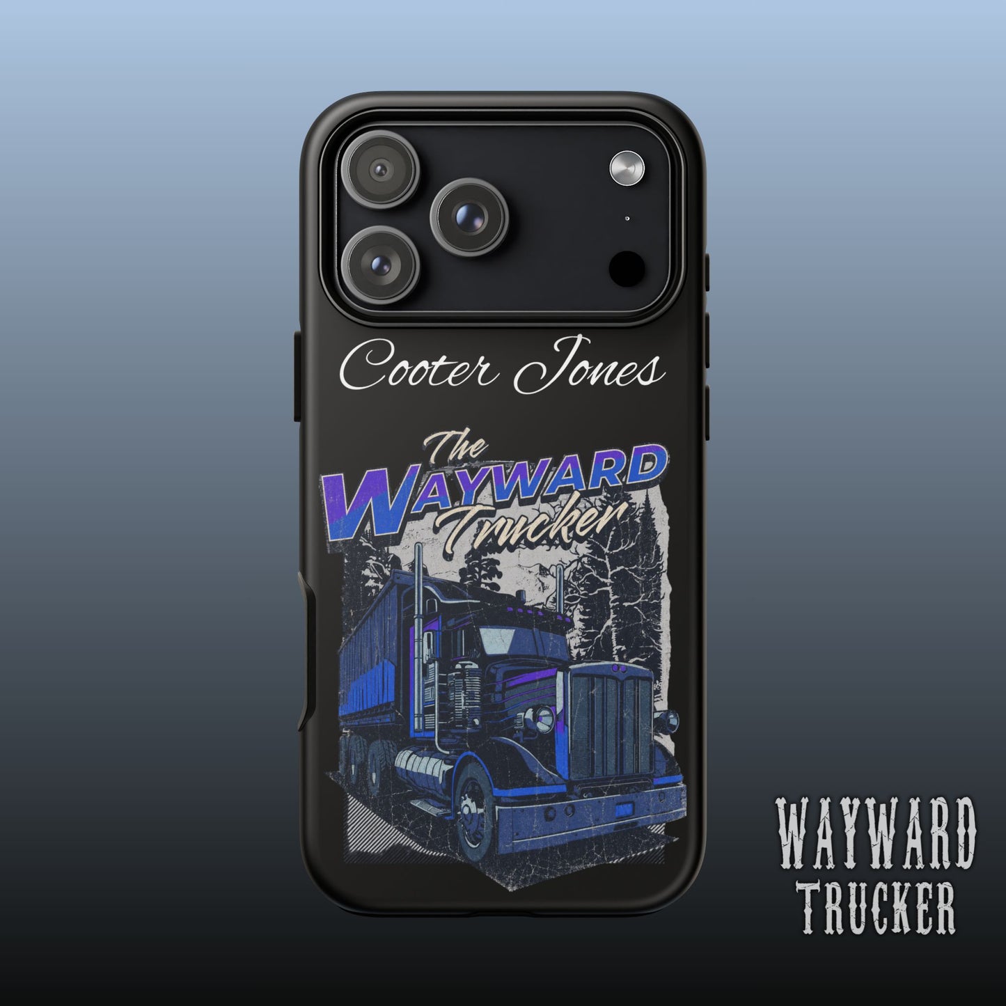The Wayward Trucker™ Midnight Blue Edition— Personalized Phone Case