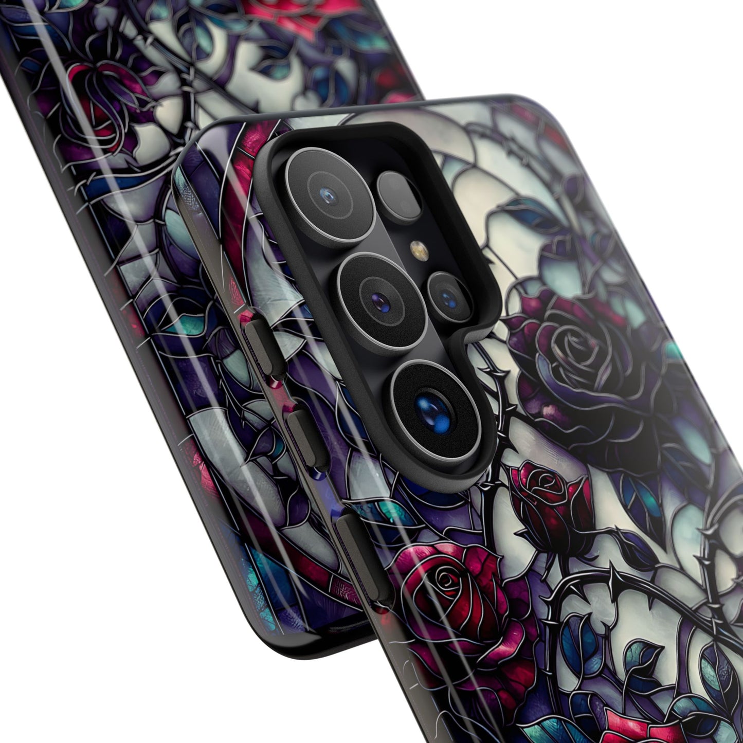 Cathedral Night Roses - Personalized Phone Case