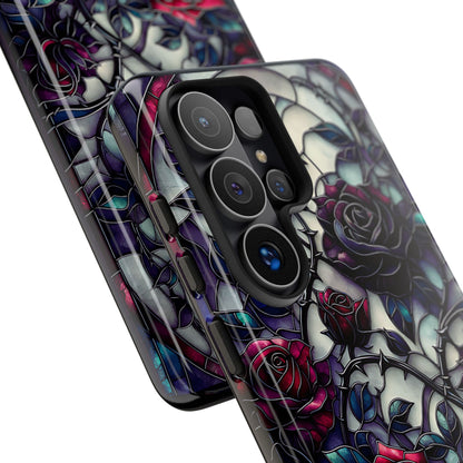 Cathedral Night Roses - Personalized Phone Case