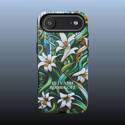 Cathedral Lilies - Personalized Phone Case