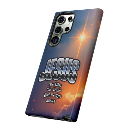 JESUS — The Way, The Truth, The Life — Radiant Sunrise Edition Phone Case