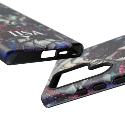 Cathedral Night Roses - Personalized Phone Case