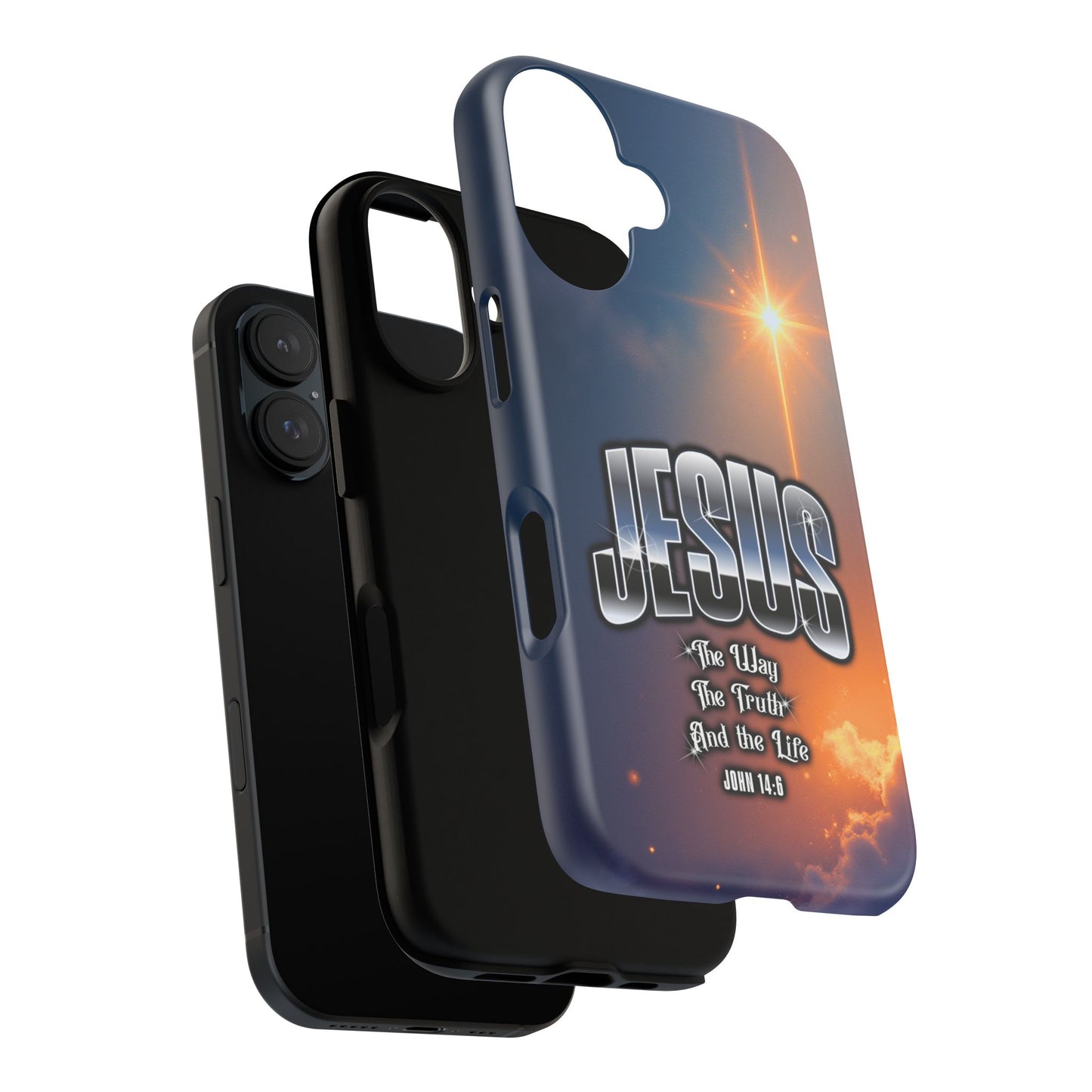 JESUS — The Way, The Truth, The Life — Radiant Sunrise Edition Phone Case