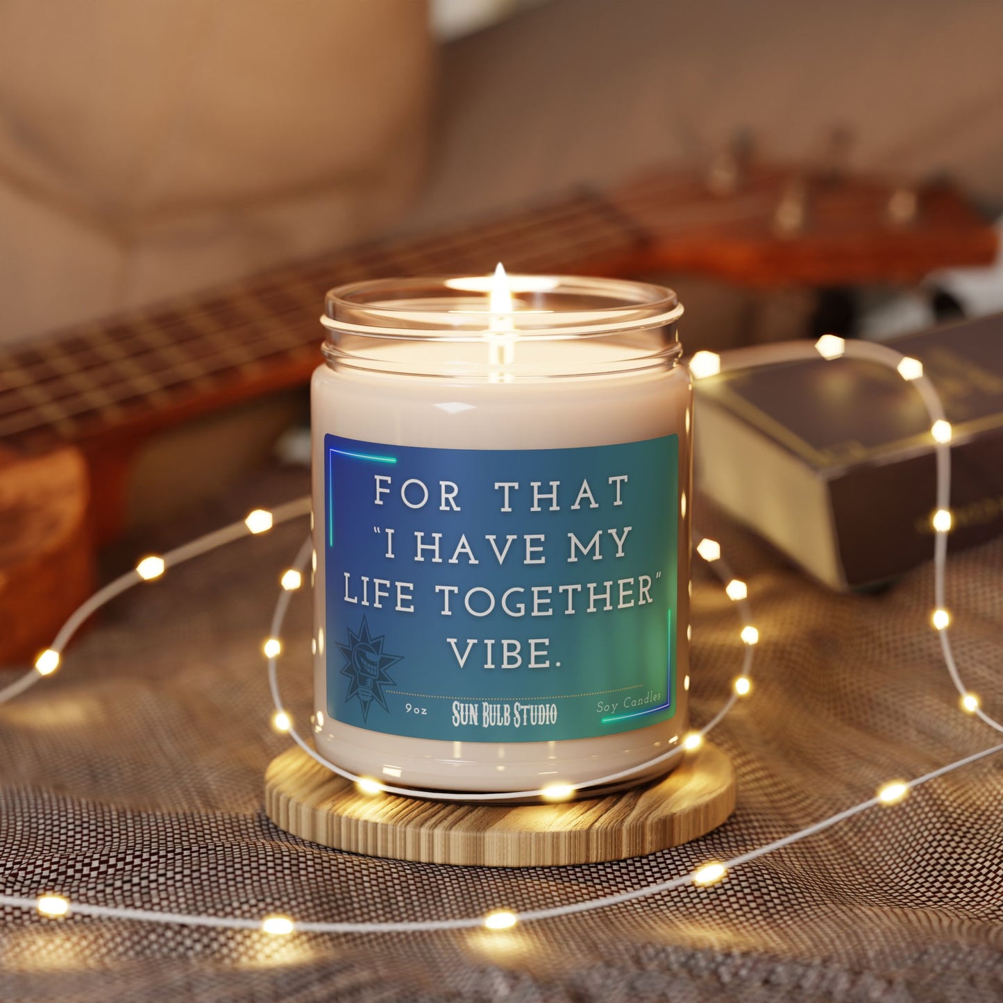 Scented Soy Candle - "I Have My Life Together" Vibe