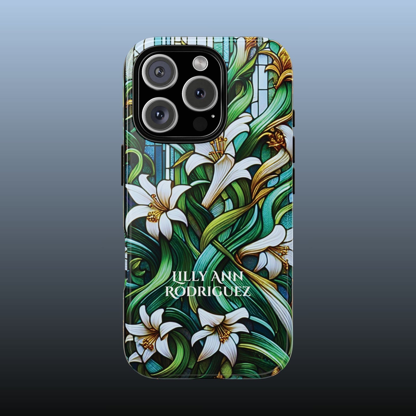 Cathedral Lilies - Personalized Phone Case