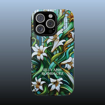 Cathedral Lilies - Personalized Phone Case