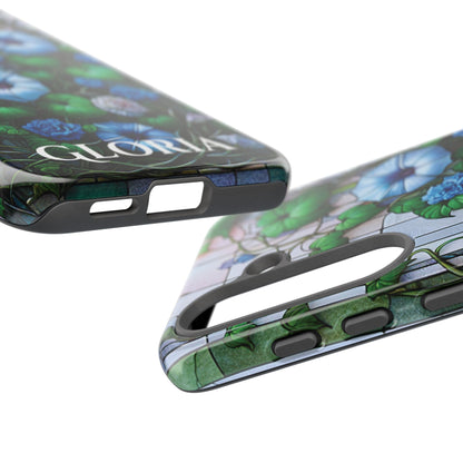 Cathedral Morning Glories - Personalized Phone Case