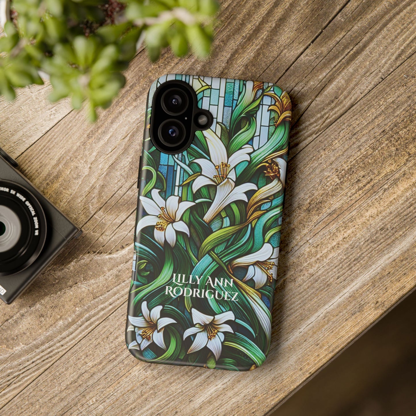 Cathedral Lilies - Personalized Phone Case
