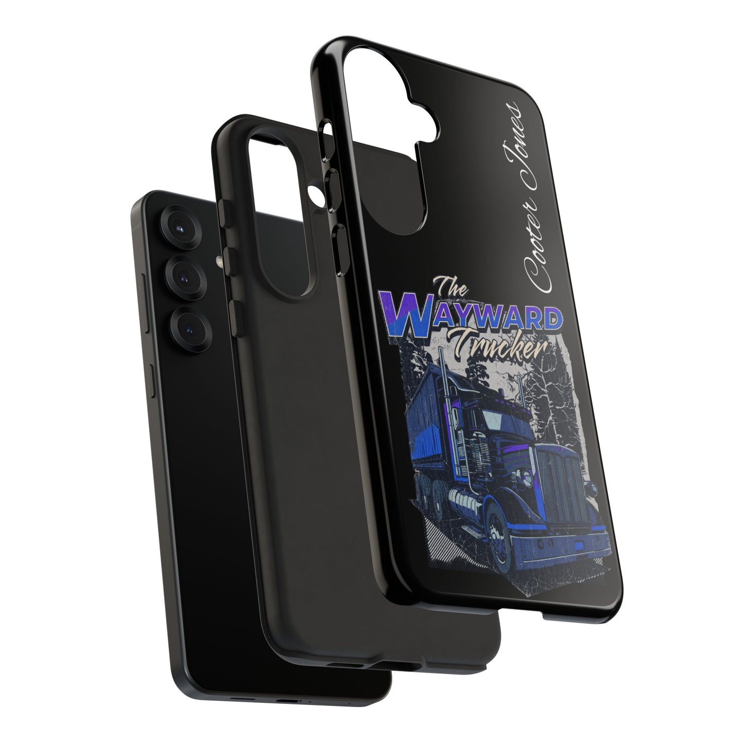 The Wayward Trucker™ Midnight Blue Edition— Personalized Phone Case