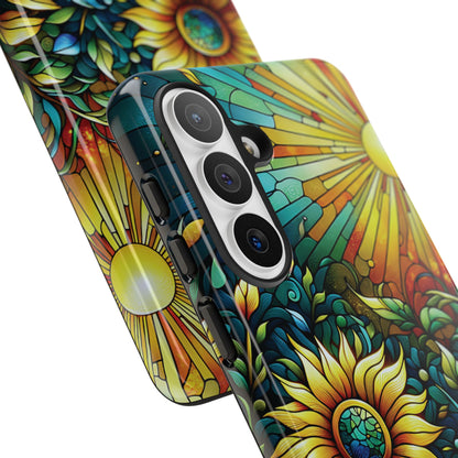 Cathedral Sunflowers - Personalized Phone Case