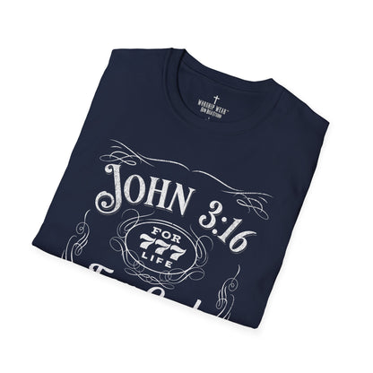 John 3:16 Vintage Label Christian T-Shirt — Worship Wear™
