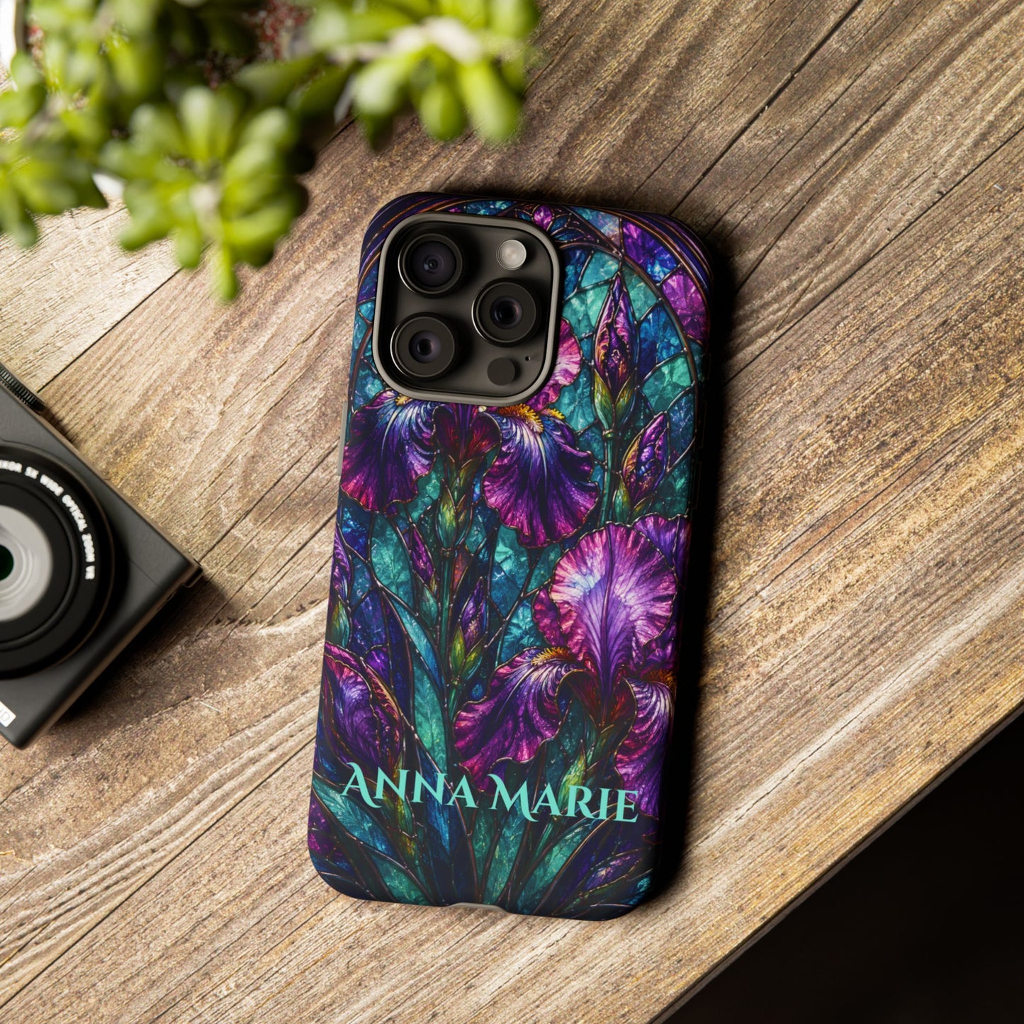Cathedral Iris - Personalized Phone Case