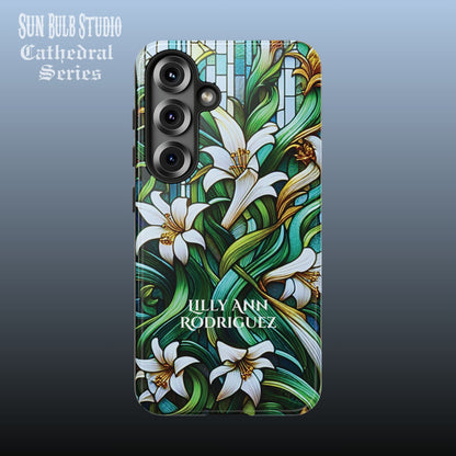 Cathedral Lilies - Personalized Phone Case