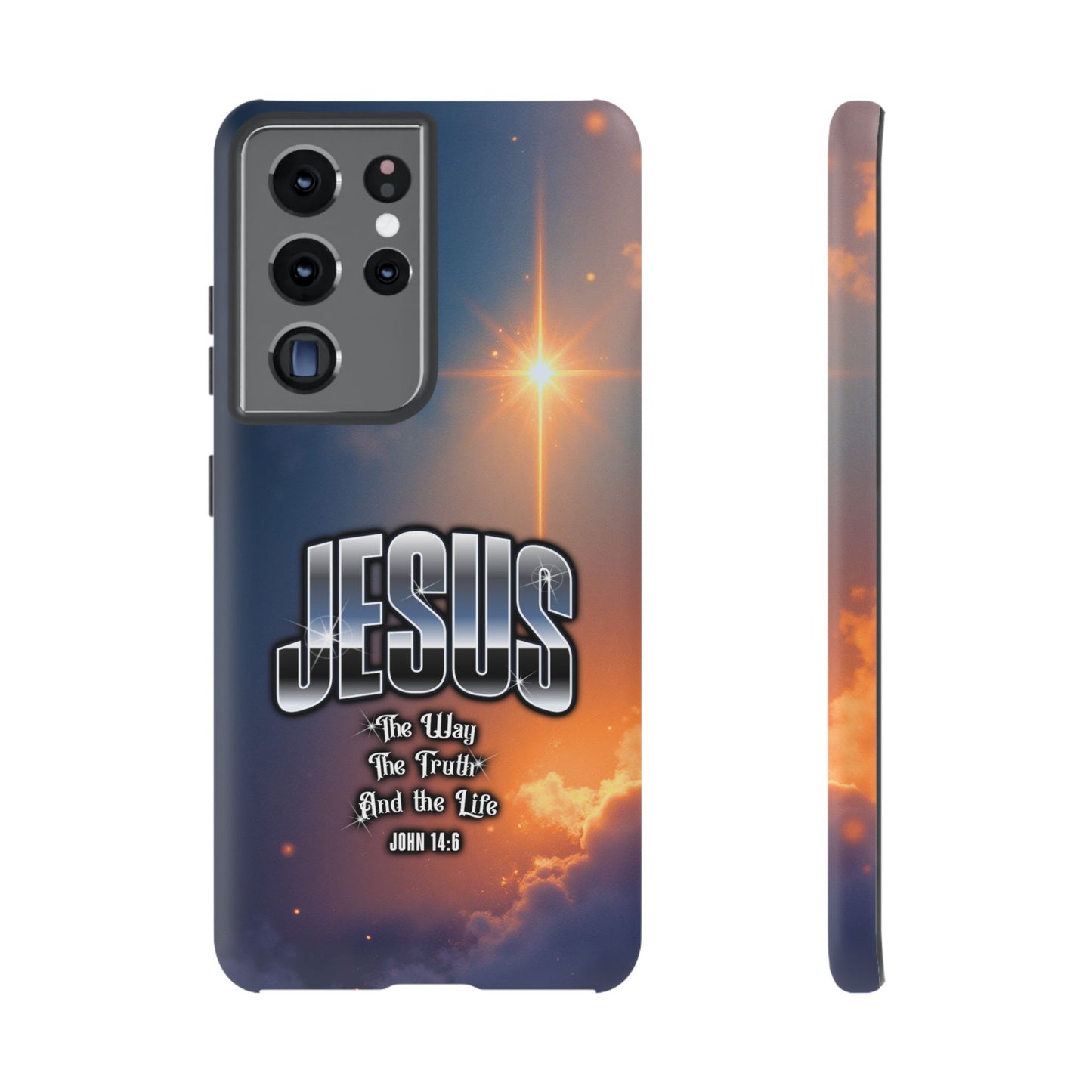 JESUS — The Way, The Truth, The Life — Radiant Sunrise Edition Phone Case