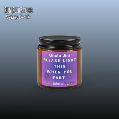 Customize Your Vibe™ Personalized Candle – Light This When You Fart