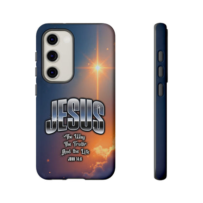 JESUS — The Way, The Truth, The Life — Radiant Sunrise Edition Phone Case