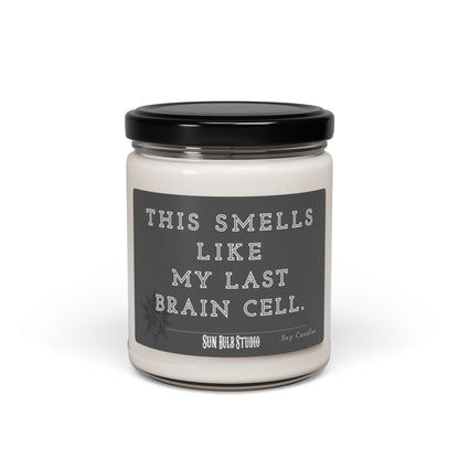 Smells Like My Last Brain Cell, 9oz Soy Candle