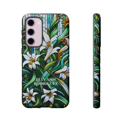 Cathedral Lilies - Personalized Phone Case