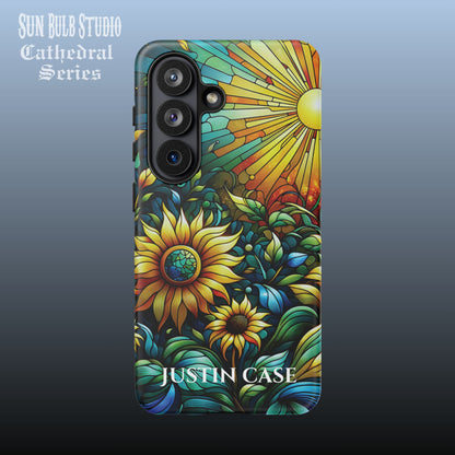 Cathedral Sunflowers - Personalized Phone Case