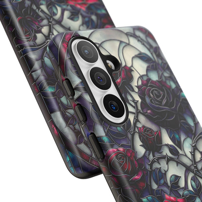 Cathedral Night Roses - Personalized Phone Case