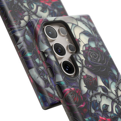Cathedral Night Roses - Personalized Phone Case