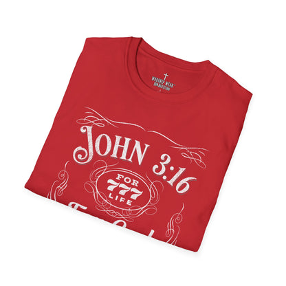 John 3:16 Vintage Label Christian T-Shirt — Worship Wear™