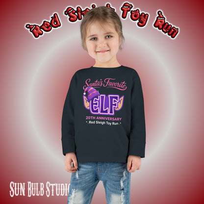 Santa’s Favorite ELF – Purple (TODDLER Long Sleeve)