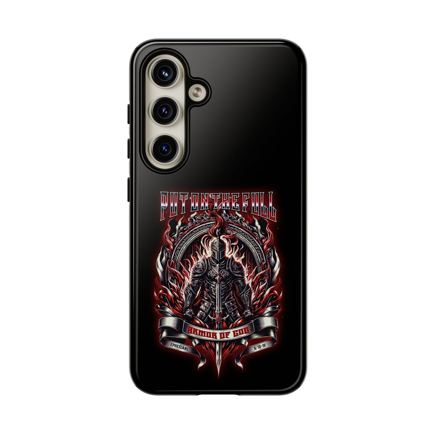 Armor of God Phone Case – Christian Warrior Design | Worship Wear Collection