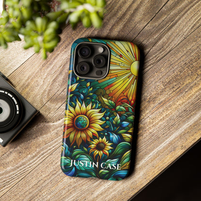 Cathedral Sunflowers - Personalized Phone Case